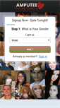 Mobile Screenshot of amputeedatingservice.com